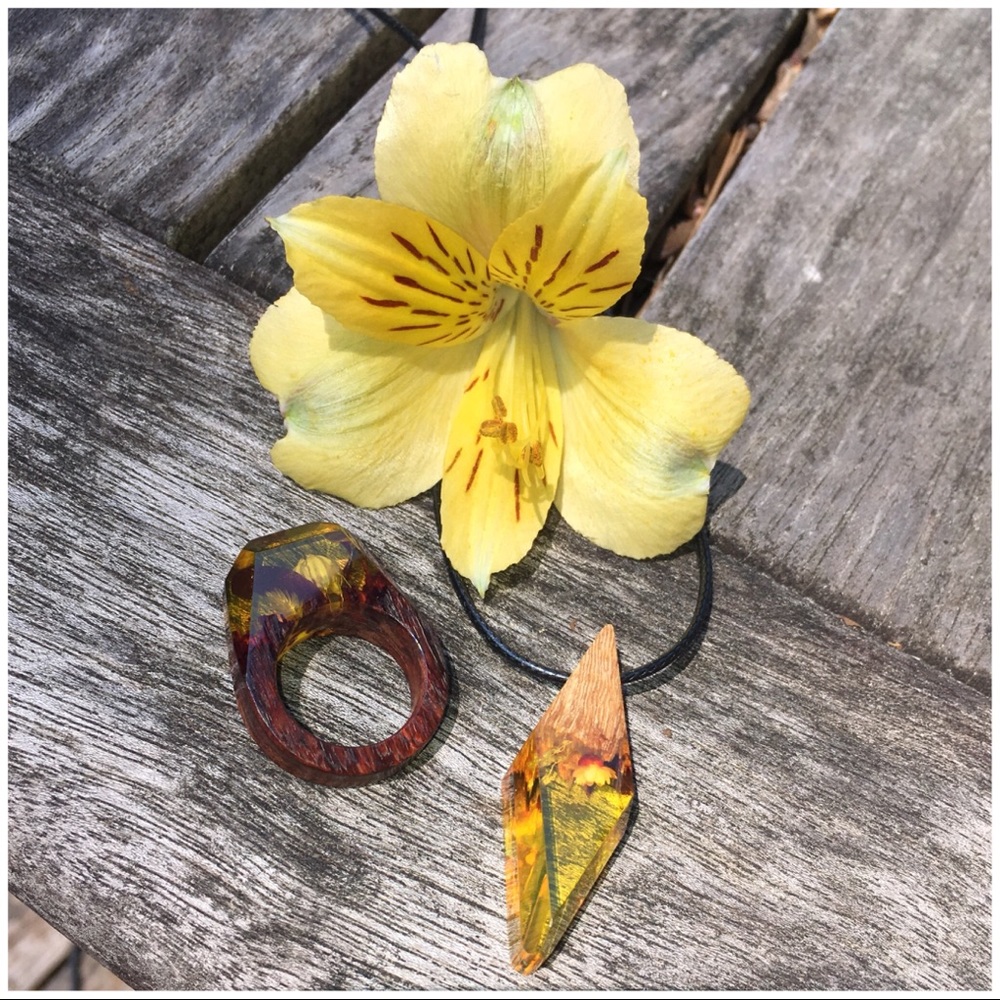 Natural Resin Jewelery